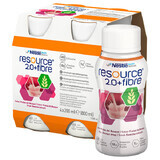 Resource 2.0 + Fibre, nutritional supplement, berry flavor, 4 x 200 ml