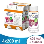 Resource 2.0 + Fibre, preparat odżywczy, smak owoców leśnych, 4 x 200 ml USZKODZONE OPAKOWANIE: ceny i cechy