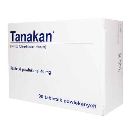 Tanakan 40 mg, 90 tabletten (parallelimport)