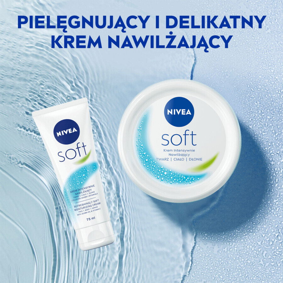 Nivea Soft, cremă hidratantă intensivă, 200 ml