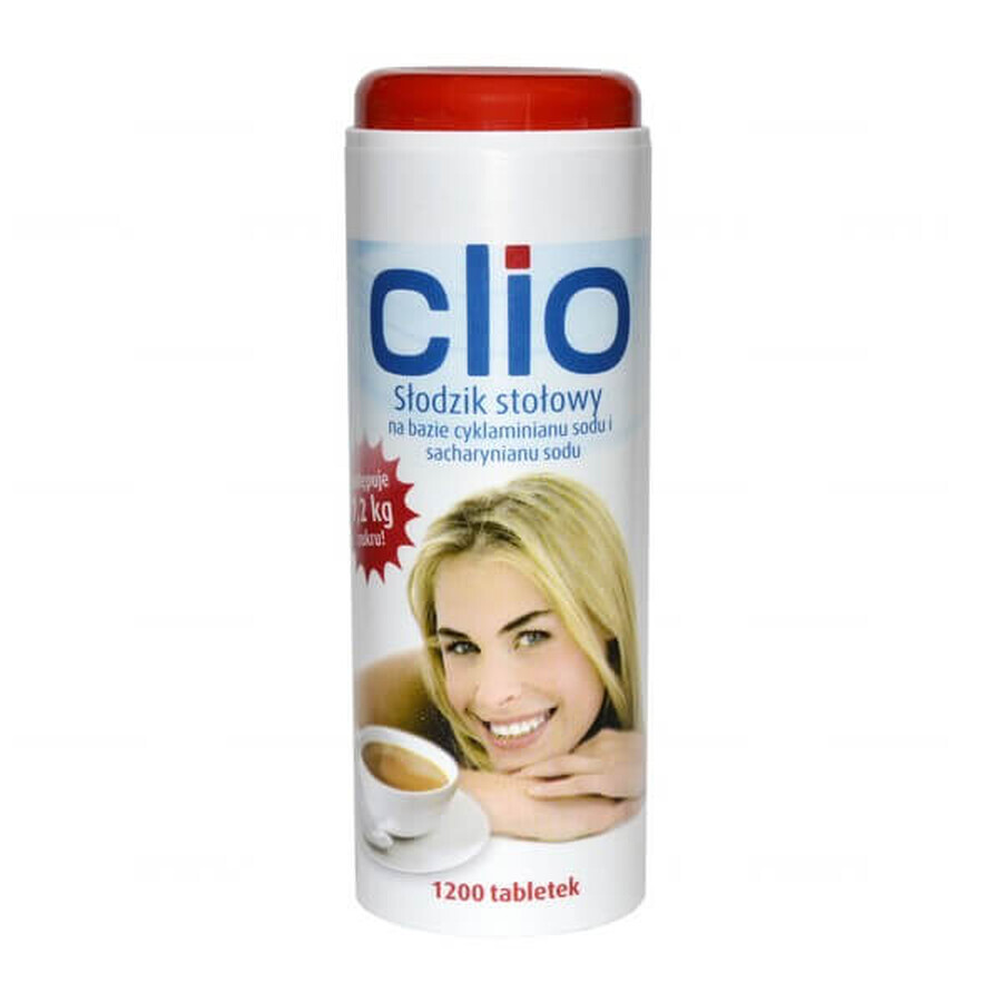 Clio, tafelzoetstof, 1200 tabletten