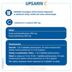 Upsarin C 330 mg + 200 mg, 20 compresse effervescenti