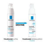 La Roche-Posay Toleriane Dermallergo Fluide Hydratant, Apaisant et Réparateur, 40 ml 