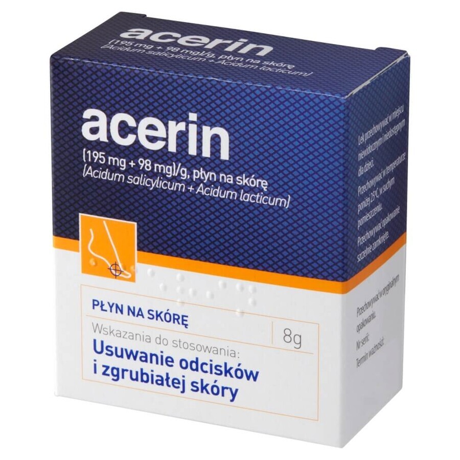 Acerine (195 mg + 98 mg)/g, huidlotion, 8 g