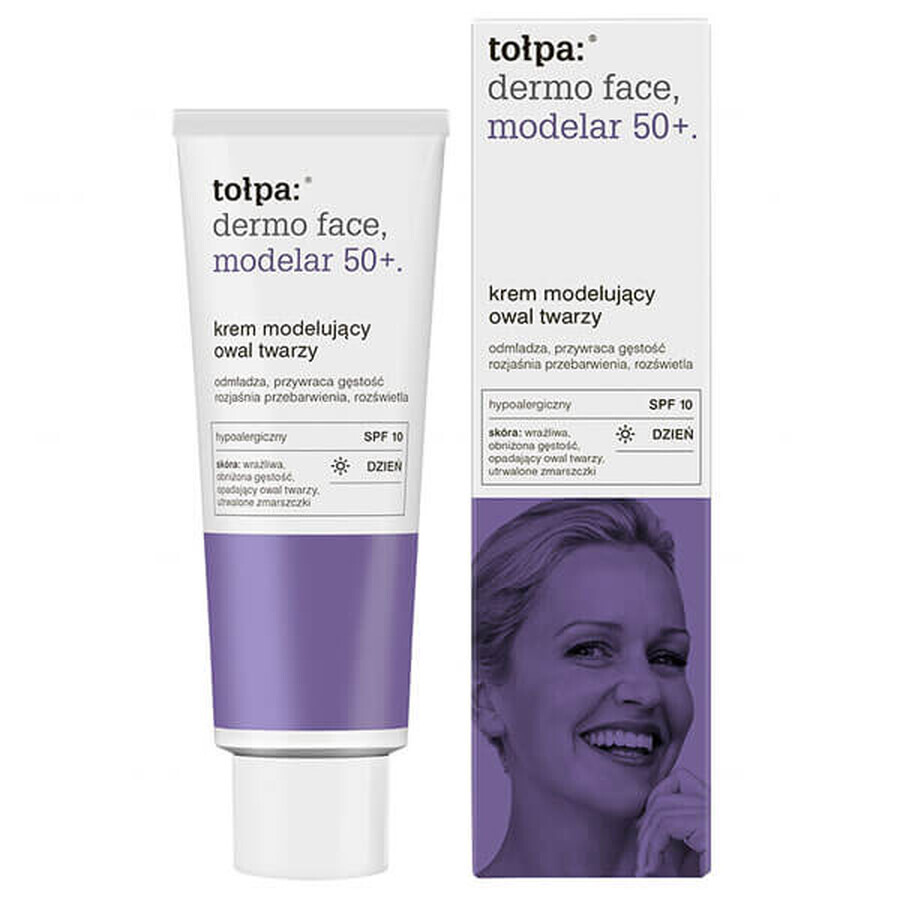 Tolpa Dermo Rostro, Modelar 50+, crema de día modeladora del óvalo 40 ml