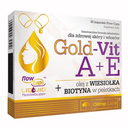 Olimp Gold-Vit A + E mit Nachtkerze und Biotin, 30 Kapseln