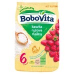 BoboVita Rijstgranen, framboos, zuivelvrij, glutenvrij, na 6 maanden, 180 g