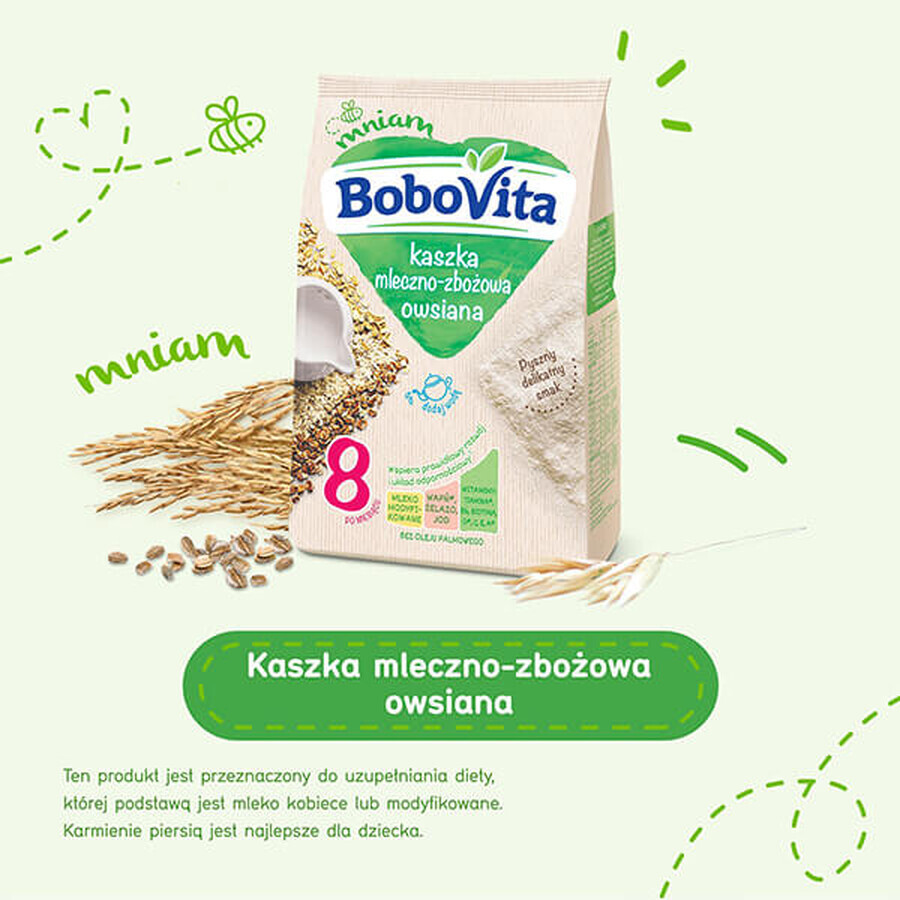 BoboVita Melk granen pap, havermout, na 8 maanden, 230 g