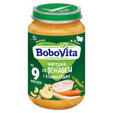 BoboVita Dinner, verdure con maiale e noodles, dopo 9 mesi, 190 g