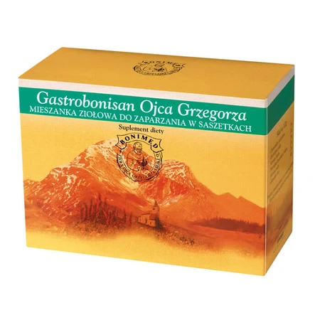 Gastrobonisan van pater Grzegorz, kruidenmengsel voor infusie, 4 g × 25 zakjes