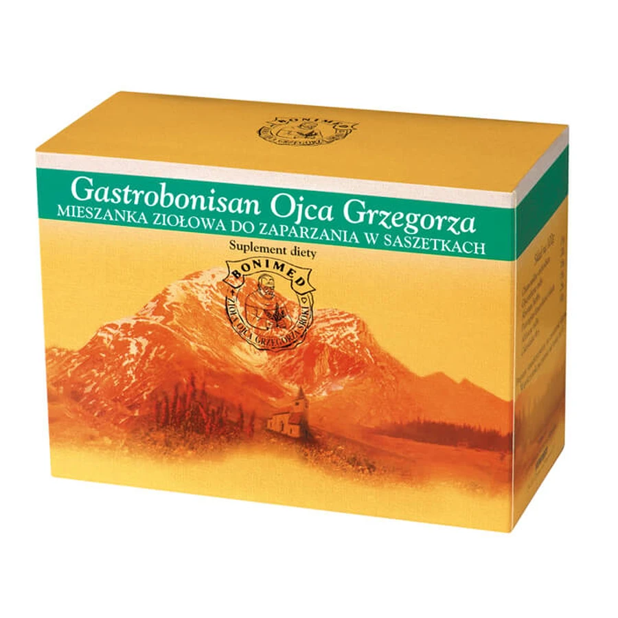Gastrobonisan van pater Grzegorz, kruidenmengsel voor infusie, 4 g × 25 zakjes
