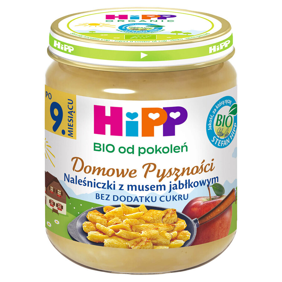 HiPP Domowe Pyszności, Pancake bio con mousse di mele, dopo 9 mesi, 200 g