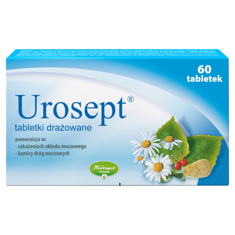 Urosept, 60 geïrriteerde tabletten