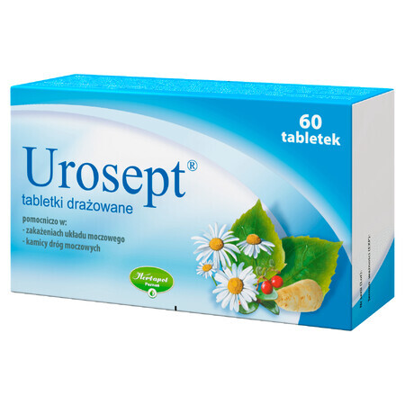 Urosept, 60 geïrriteerde tabletten