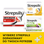 Strepsils met honing en citroen 1,2 mg + 0,6 mg, 24 harde zuigtabletten