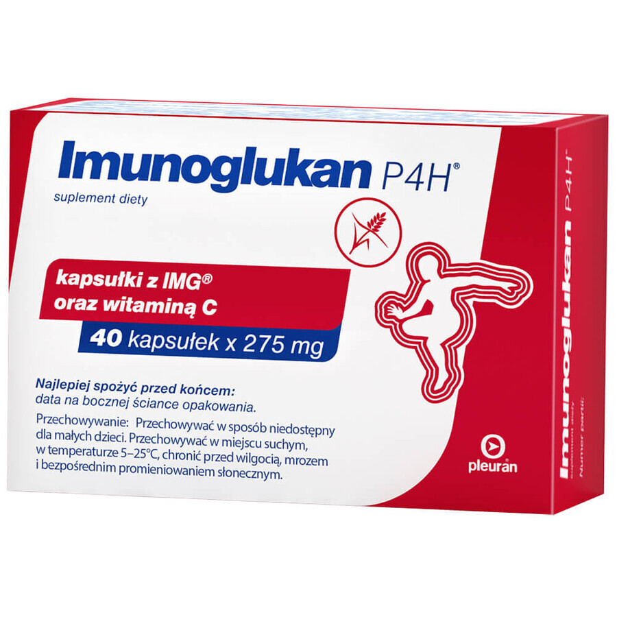 Imunoglucan P4H, 40 capsules