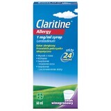 Claritine Allergy 1 mg/ml, syrup, grape flavor, 60 ml