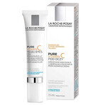 La Roche-Posay Pure Vitamine C Ogen, intensief hydraterende en verstevigende anti-rimpel oogverzorging, 15 ml