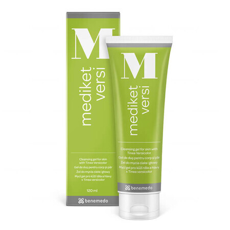 Mediket Versi, washing gel for body and head, 120 ml