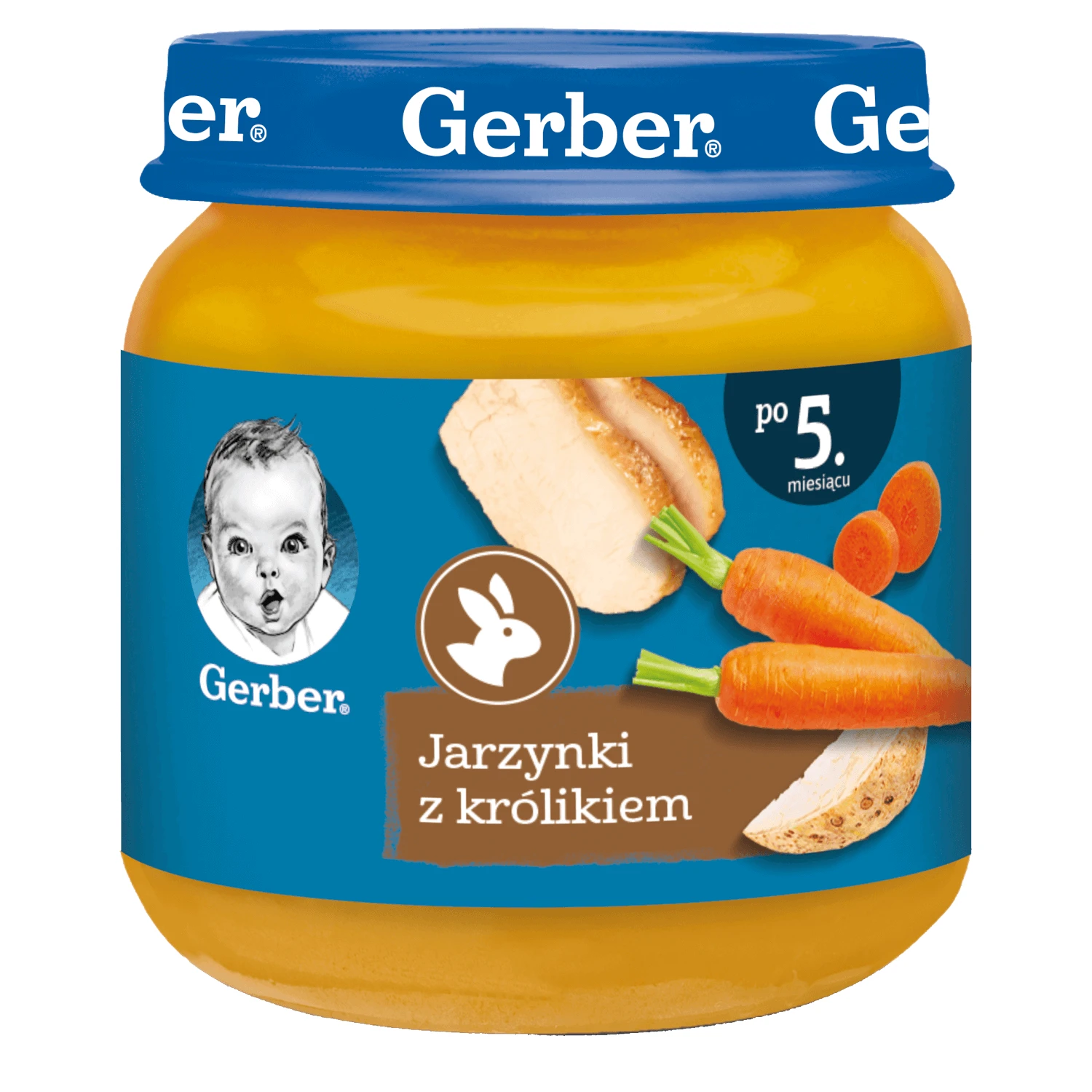 Gerber Lunch, groenten met konijn, 5+ mnd, 125 g