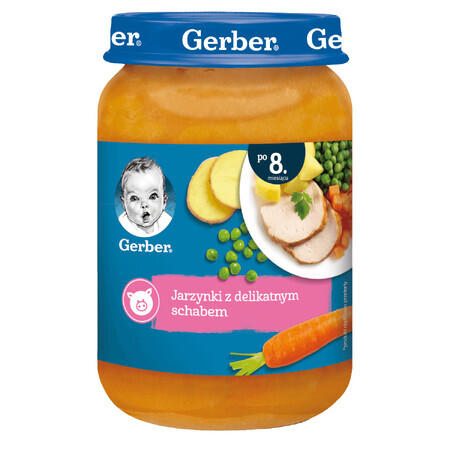 Gerber Diner, groente met mals varkensvlees, na 8 maanden, 190 g