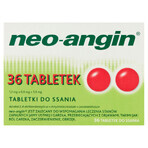 Neo-Angin 1,2 mg + 0,6 mg + 5,9 mg, 36 zuigtabletten