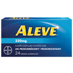 Aleve 220 mg, 24 film-coated tablets