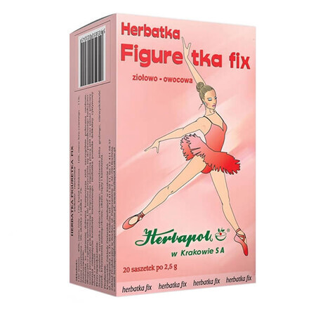 Herbapol Figuretka Fix, kruiden- en vruchtenthee, 2,5 g x 20 builtjes