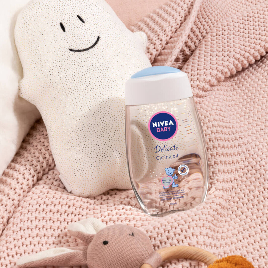 Nivea Baby, ulei protector pentru îngrijirea bebelușilor din prima zi, 200 ml