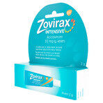 Zovirax Intensief 50 mg/1 g, crème, 2 g