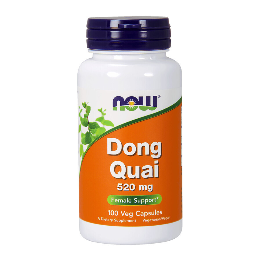 Now Foods Dong Quai, Chinese engelwortel, 100 capsules