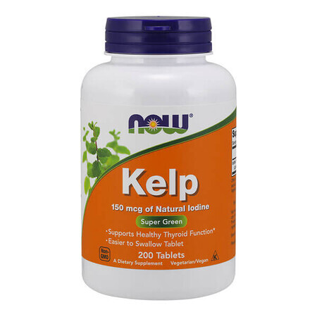 Now Foods Kelp, 200 tabletten