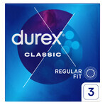 Durex Classic, gladde klassieke condooms, 3 stuks