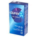 Durex Classic, gladde klassieke condooms, 12 stuks