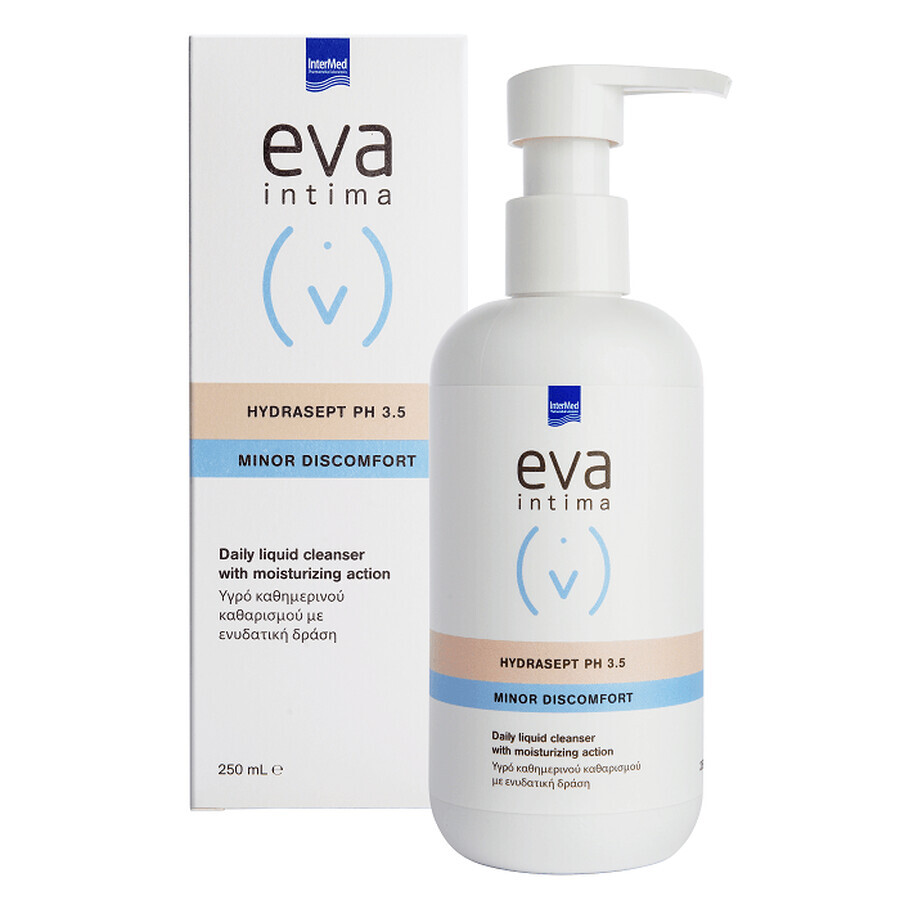 Eva Intima Hydrasept Dagelijkse Hydraterende Reinigingsgel pH 3.5, 250 ml, Intermed