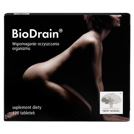 New Nordic Biodrain, 120 tabletten