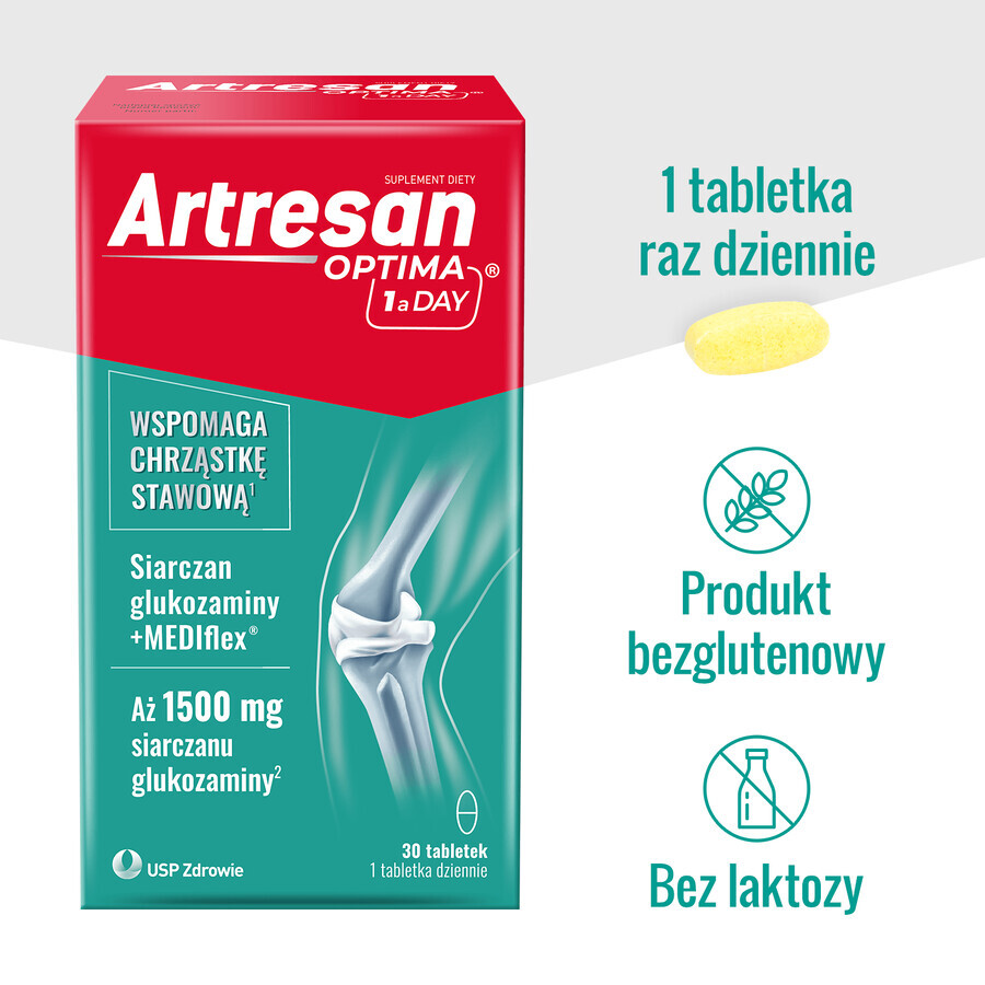 Artresan Optima 1 per dag, 30 tabletten