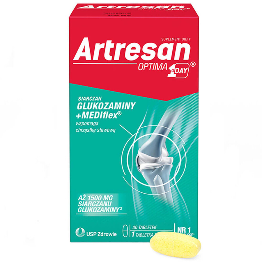 Artresan Optima 1 per dag, 30 tabletten