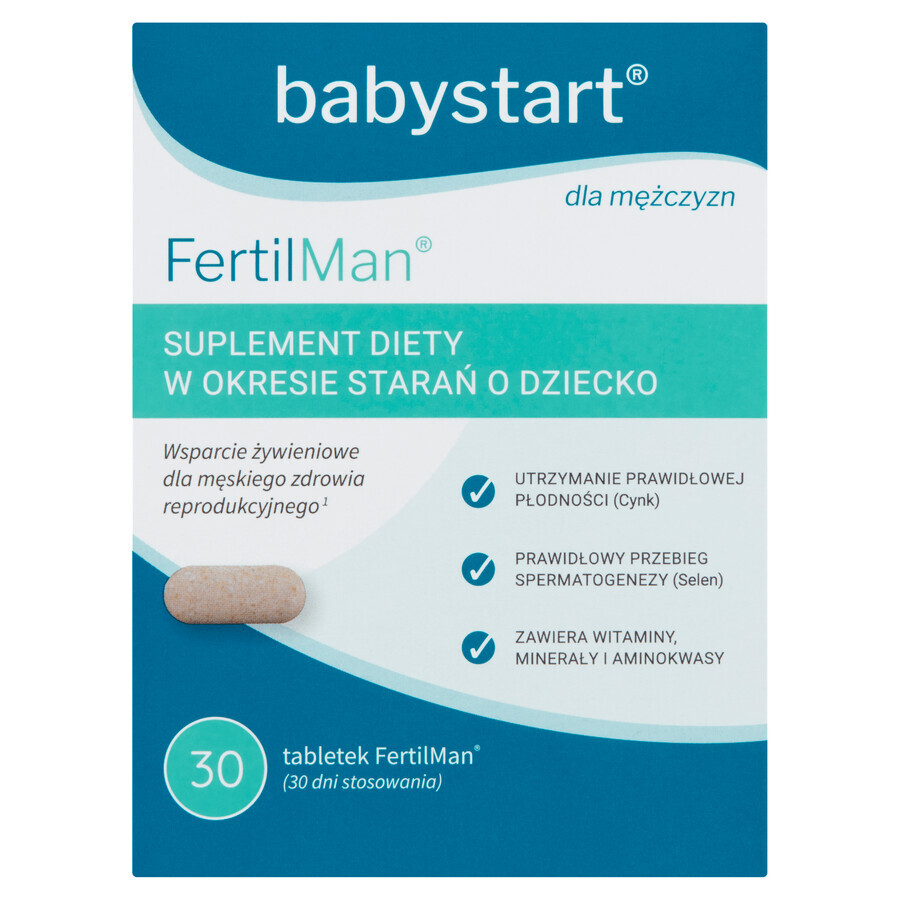 Babystart FertilMan, 30 tabletten