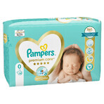 Pampers Premium Care, Windeln Größe 0, bis zu 3 kg, 30 Stück