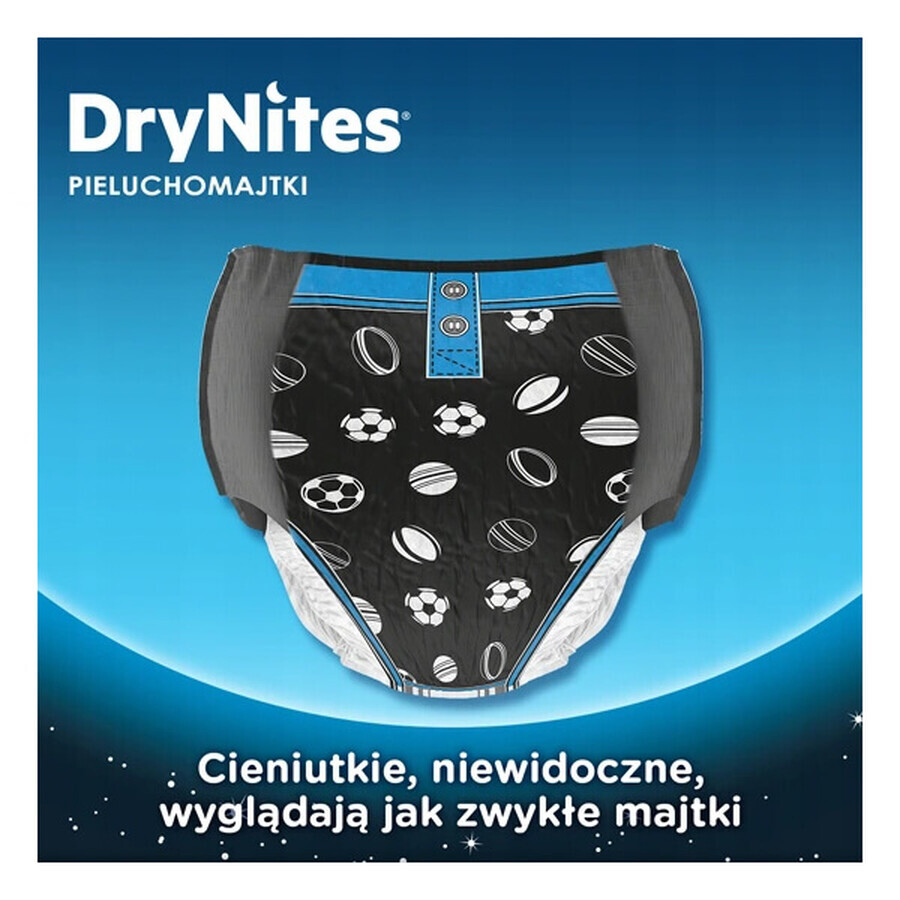 Huggies DryNites, nachtslip voor jongens, 8 -15 jaar, 27-57 kg, 9 stuks