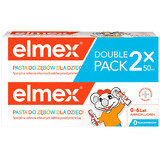 Elmex, kindertandpasta met aminofluoride, 0-6 jaar, 2 x 50 ml