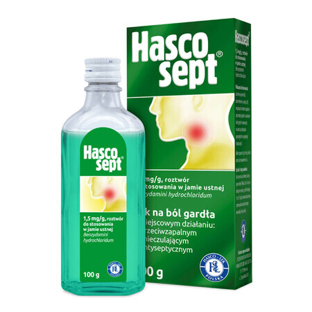 Hascosept 1,5 mg/g, oplossing voor oraal gebruik, 100 g