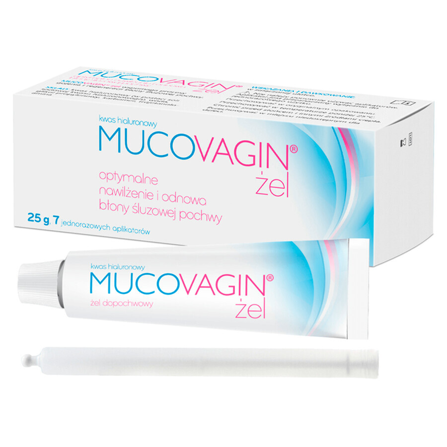 Mucovagin, vaginale gel, 25 g + 7 inbrenghulzen