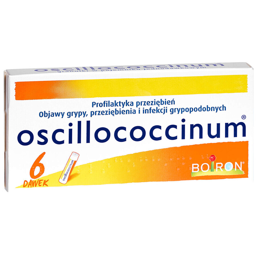 Boiron Oscillococcinum, korrels, 1 g x 6 doses