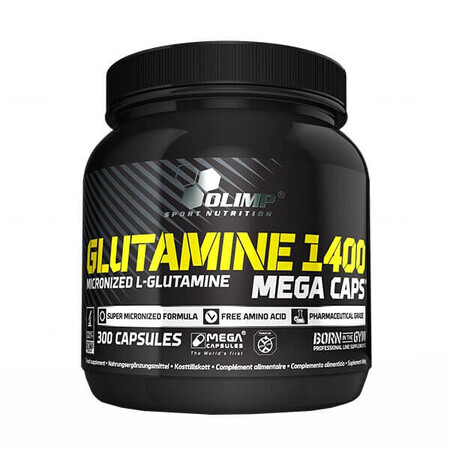 Olimp Glutamina 1400 Mega Caps, 300 cápsulas