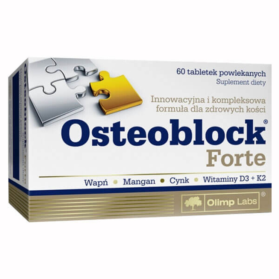 Olimp Osteoblock Forte, 60 filmomhulde tabletten