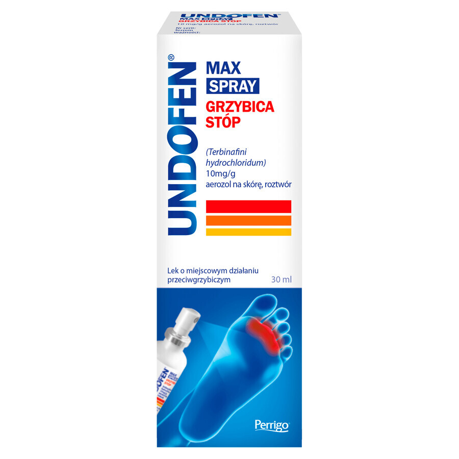 Undofen Max Spray 10 mg/g, skin spray, 30 ml