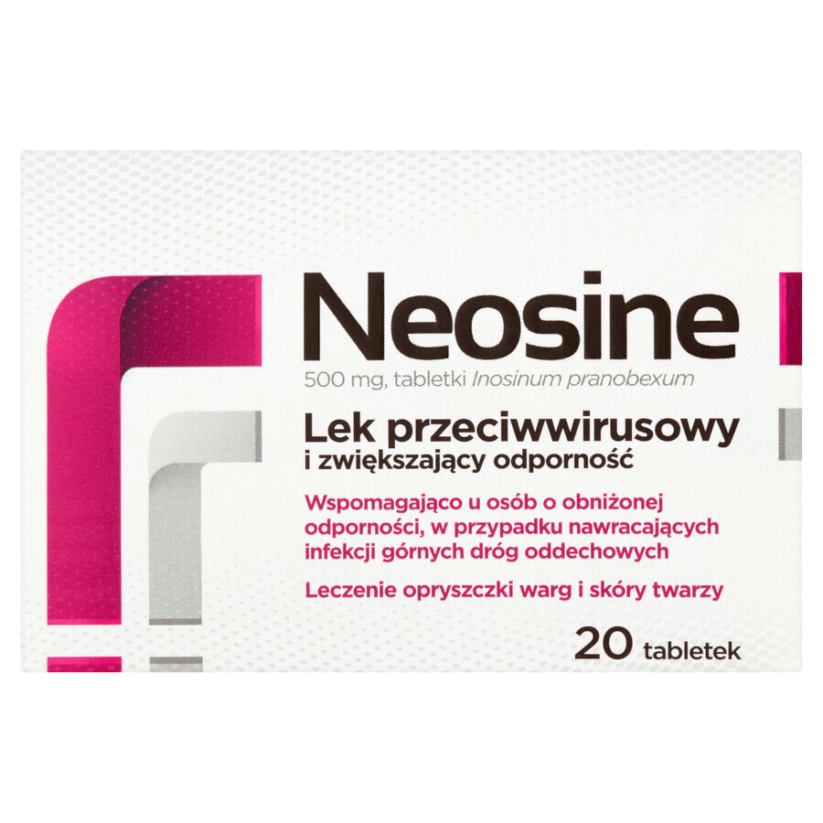 Neosin 500 mg, 20 tablets