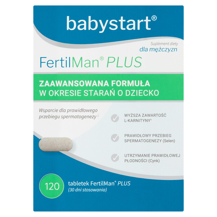 Babystart FertilMan Plus, 120 tabletten